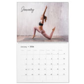 Eenvoudig minimalistisch thema Yoga agenda 2023 Kalender (Jan 2026)