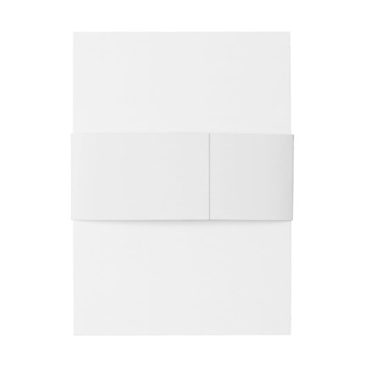 Eenvoudig minimalistisch uitnodigingen wikkel (Achterkant Voorbeeld)