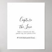 Eenvoudig minimalistisch Vastleggen van het Liefde Poster (Voorkant)