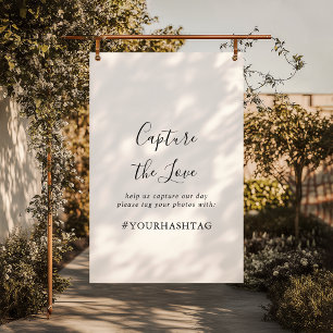 Eenvoudig minimalistisch Vastleggen van het Liefde Poster