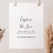 Eenvoudig minimalistisch Vastleggen van het Liefde Poster