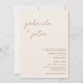 Eenvoudig minimalistisch verbrand Sinaasappel | Cr Kaart (Voorkant)