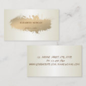 Eenvoudig, minimalistisch, verflijn visitekaartje (Voorkant / Achterkant)