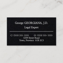 Eenvoudig, minimalistisch Visitekaartje