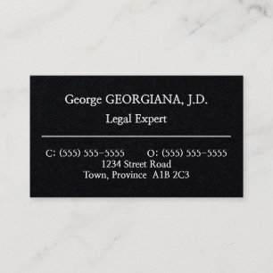 Eenvoudig, minimalistisch Visitekaartje