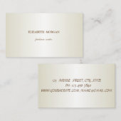 Eenvoudig, minimalistisch visitekaartje (Voorkant / Achterkant)