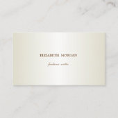 Eenvoudig, minimalistisch visitekaartje (Voorkant)