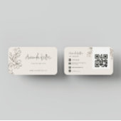 Eenvoudig minimalistisch visitekaartje