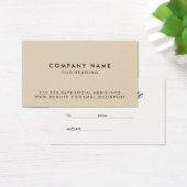 Eenvoudig Minimalistisch Visitekaartjes (Bureau)