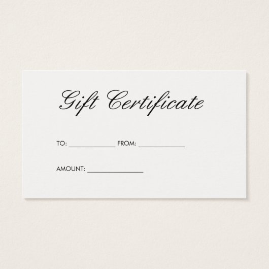 Eenvoudig Minimalistisch Visitekaartjes (Achterkant)