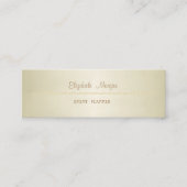 Eenvoudig minimalistisch voor elegante professione mini visitekaartje (Voorkant)