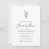 Eenvoudig minimalistisch Vrijgezellenfeest Kaart (Voorkant)