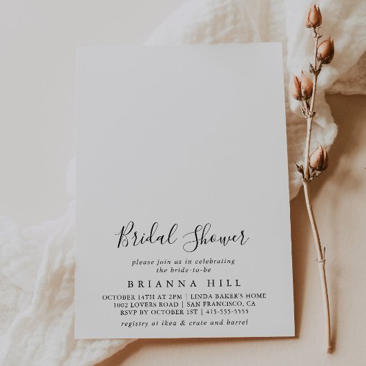 Eenvoudig minimalistisch Vrijgezellenfeest Kaart