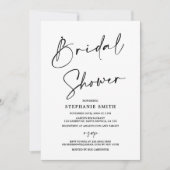 Eenvoudig minimalistisch Vrijgezellenfeest Kaart (Voorkant)