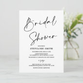 Eenvoudig minimalistisch Vrijgezellenfeest Kaart (Staand voorkant)