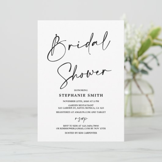 Eenvoudig minimalistisch Vrijgezellenfeest Kaart (Staand voorkant)