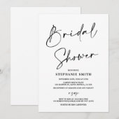 Eenvoudig minimalistisch Vrijgezellenfeest Kaart (Voorkant / Achterkant)