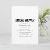 Eenvoudig minimalistisch Vrijgezellenfeest Kaart (Staand voorkant)