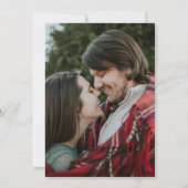 Eenvoudig minimalistisch we doen foto bruiloft kaart (Achterkant)