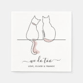 Eenvoudig minimalistisch: we doen te aangepaste ka servet (Voorkant)