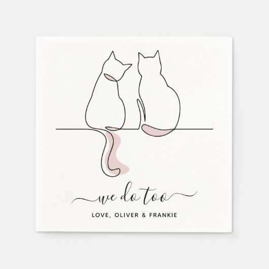 Eenvoudig minimalistisch: we doen te aangepaste ka servet (Voorkant)