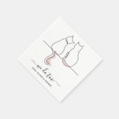 Eenvoudig minimalistisch: we doen te aangepaste ka servet (Hoek)