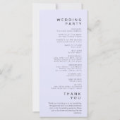 Eenvoudig minimalistisch weddenschap tussen lavena (Achterkant)