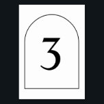 Eenvoudig minimalistisch weddenschapsnummer kaart<br><div class="desc">© Gorjo Design. Gemaakt voor je via het Zazzle platform. // Hulp nodig bij het aanpassen van uw ontwerp? Heb je andere ideeën? Je kunt me direct aanraken (Zoe).</div>