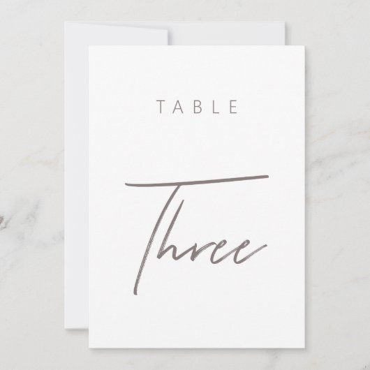 Eenvoudig minimalistisch weddenschapsnummer voor k (Voorkant)