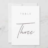 Eenvoudig minimalistisch weddenschapsnummer voor k (Achterkant)