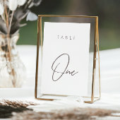 Eenvoudig minimalistisch weddenschapsnummer voor k