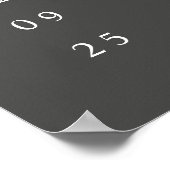 Eenvoudig minimalistisch welkomstPoster voor buite Poster (Hoek)