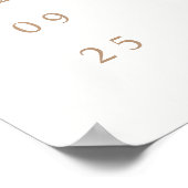 Eenvoudig minimalistisch welkomstPoster voor buite Poster (Hoek)