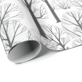 Eenvoudig minimalistisch winterpatroon cadeaupapier (Rol Hoek)