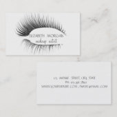 Eenvoudig, minimalistisch, wit, as visitekaartje (Voorkant / Achterkant)