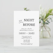 Eenvoudig minimalistisch wit repetitief avondeten kaart (Staand voorkant)