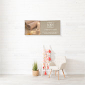 Eenvoudig Minimalistisch Zakelijk Logo Professione Spandoek (Insitu)