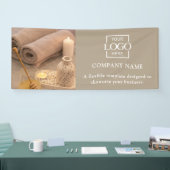 Eenvoudig Minimalistisch Zakelijk Logo Professione Spandoek (Beurs)