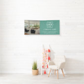 Eenvoudig Minimalistisch Zakelijk Logo Professione Spandoek (Insitu)