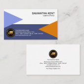 Eenvoudig minimalistisch Zee landluchtkleurentlogi Visitekaartje (Voorkant / Achterkant)