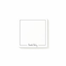 Eenvoudig Minimalistisch Zwart Monogram Volledige 