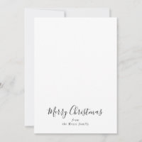 Eenvoudig minimalistisch zwart-wit kerst