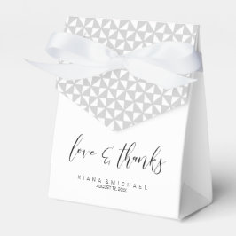 Eenvoudig minimalistische Bedankt voor bruiloft Bl Bedankdoosjes