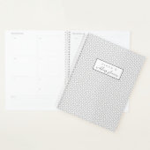Eenvoudig minimalistische bruiloft zwarte ID523 Planner (Display)