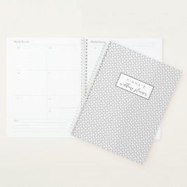 Eenvoudig minimalistische bruiloft zwarte ID523 Planner