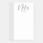Eenvoudig minimalistische bruiloft zwarte ID523 Post-it® Notes (Voorkant)