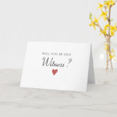 Eenvoudig minimalistische getuige, weddenschap Kaa Kaart (Gele Bloem)