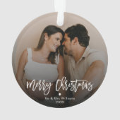 Eenvoudig minimalistische koewefoto voor prettige  ornament (achterkant)