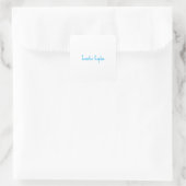 Eenvoudig Minimalistische Professioneel Casual Han Vierkante Sticker (Tas)
