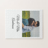 Eenvoudig minimum aantal Mr. en mrs voegen jouw na Legpuzzel (Horizontaal)